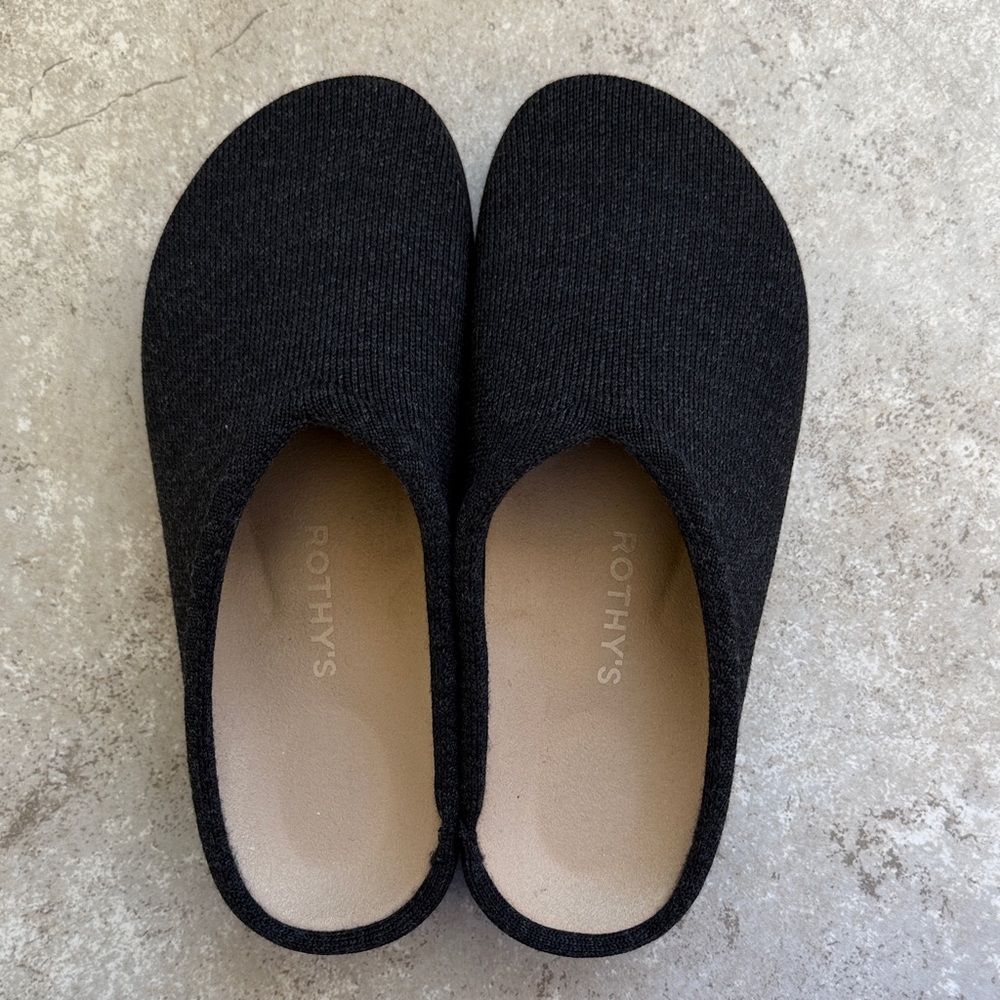 Rothy's The Casual Clog soft black